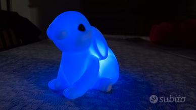luce notturna bimbi coniglietto