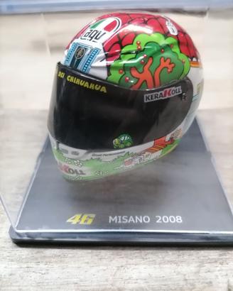 Mini Casco Rossi 46 Misano 2008 Minichamps 1:8