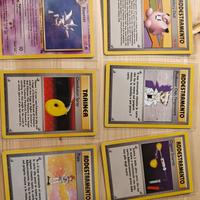 lotto carte rare non holo pokemon base jungle foss