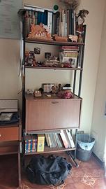 Libreria con mobiletto contenitore