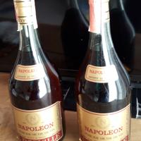 due vecchie bottiglie cognac