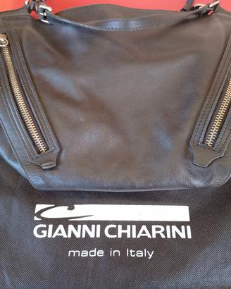Borsa pelle nera Gianni Chiarini