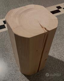 Sgabello / poggiolo abete naturale
