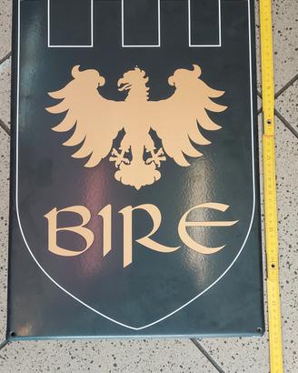 RAHMENLOS Targa Decorativa In Metallo Per Birra – Scritta "con Birra è Tutto Bello" – Cartello Da Parete 17x22 Cm, Regalo Umoristico Per Amanti Della Birra