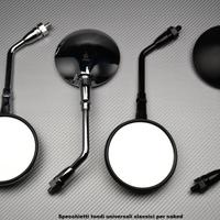 Specchietti tondi universali classici per naked