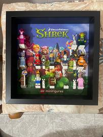 Cornice Display Case Lego Minifigures Shrek 71053