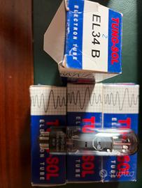 Valvole EL34 B TungSol Matched