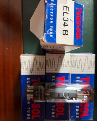 Valvole EL34 B TungSol Matched