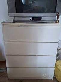 Cassettiera bianca Ikea Malm