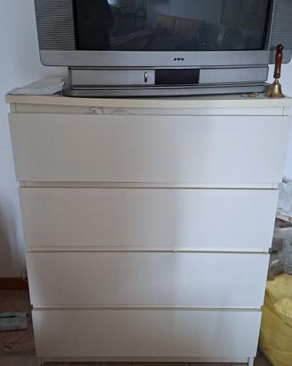 Cassettiera bianca Ikea Malm