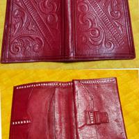 portafoglio marocchino pelle. vintage 