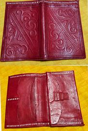 portafoglio marocchino pelle. vintage 