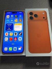 iPhone 17 Pro Max 256 gb colore arancio come nuovo