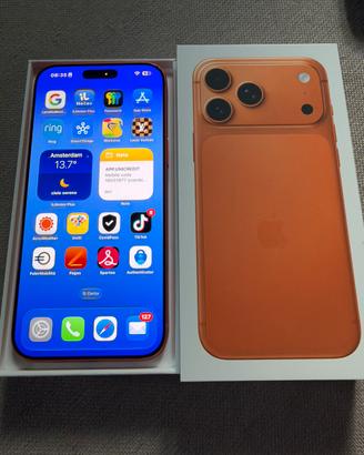 iPhone 17 Pro Max 256 gb colore arancio come nuovo