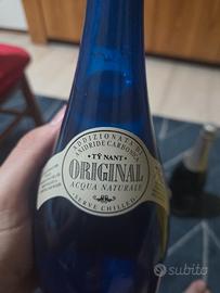 Bottiglia vintage Tŷ Nant Original blu vetro 75 cl