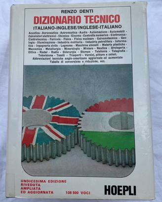 Dizionario tecnico italiano/inglese