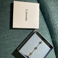 Bracciale 2Jewels acciaio con ciondoli a quadrifog