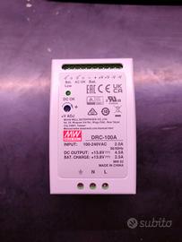 ALIMENTATORE  MEAN WELL DRC-100A 13.8V 100W