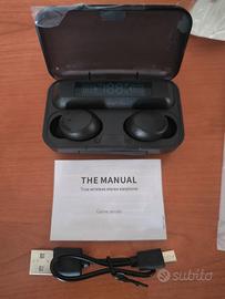 Cuffie Bluetooth F9 Wireless Tws auricolari