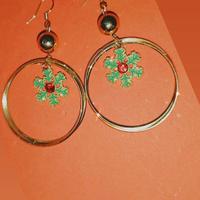 orecchini bigiotteria  natale 