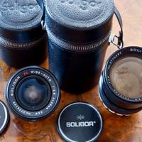 2 obiettivi MIRANDA 28mm f 2,8 135mm f 2,8