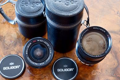 2 obiettivi MIRANDA 28mm f 2,8 135mm f 2,8