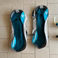 Pinne Tribord, maschere e borse