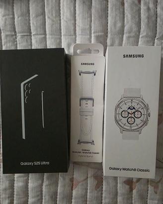samsung s25 ultra+ watch 8 classic nuovi