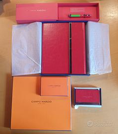 Campo Marzio - Set Kit Scrivania 3 pezzi in Pelle