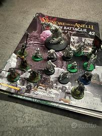 Set 17 miniature in metallo Signore degli Anelli