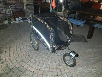 rimorchio per bici /carrellino/passeggino per cani