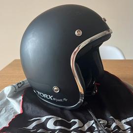 Casco Torx Wyatt XS nero opaco