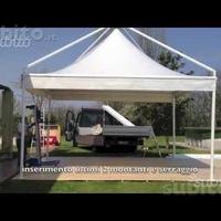 Gazebo pagoda 4,10x4,10 nuovo in stock beige