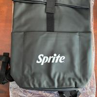 Zaino a sacca Sprite nero nero opaco impermeabile