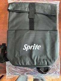 Zaino a sacca Sprite nero nero opaco impermeabile
