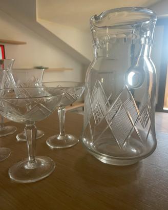 Servizio vintage RCR Royal Crystal Rock –19 pezzi