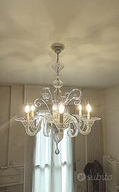Lampadario Murano tipo pastorale 6 luci