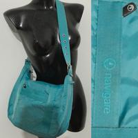 borsa tracolla Navigare turghese naylon