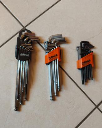 2 +1  Kit 9 PZ brugole lunghe e Torx Beta
