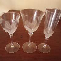 Bichieri cristallo vintage