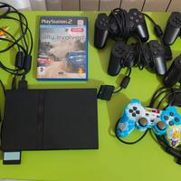 PS2 + 4 joysticks + 5 giochi