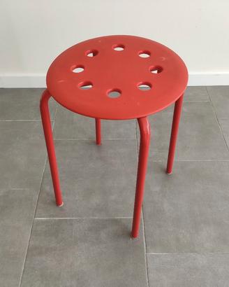 Sgabello rosso