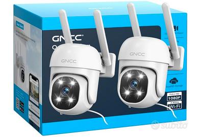 K2 Kit 2 Telecamera Wi-Fi Esterno 1080P Videocamer