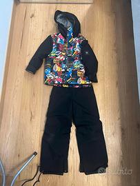 Completo da snowboard 8 anni