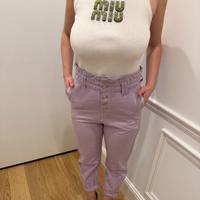 Pantalone Zara vita alta con bottoni elasticizzato