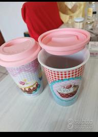 bicchieri ceramica per tisane con coperchio silico