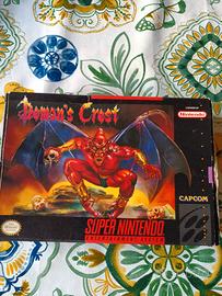 Demon's Crest SNES raro!!