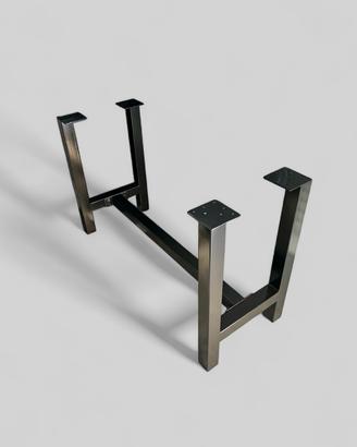 Coppia gambe base tavolo ad H