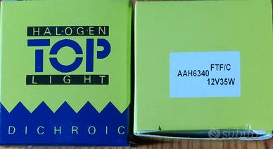 Set di 20 lampadine alogene dicroiche 35W