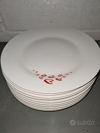 piatti bianchi ceramica